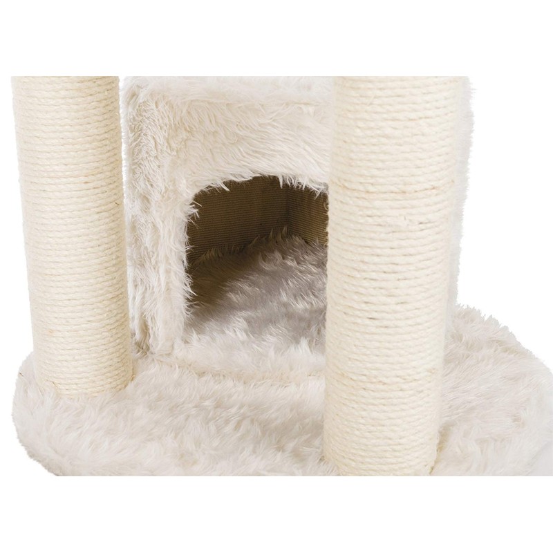 TRIXIE Baza Junior Cat Tower with Condo, Hammock, Plush Platforms,