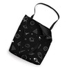 Black Space Doodle Tote Bag