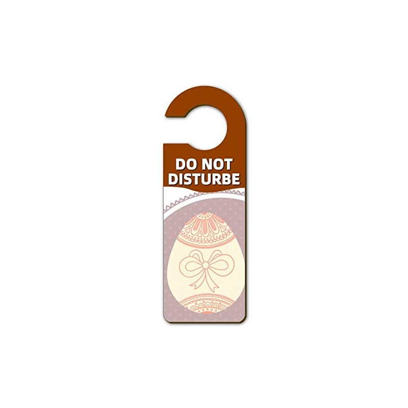 DIYthinker - Placa decorativa para puerta con diseño de huevo