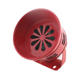 JC Performance Products USA LARGE 5" X 6" 12V AIR RAID SIREN HORN TORNADO ALARM POLICE SECURITY VINTAGE TYPE