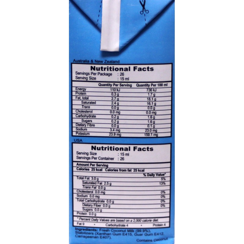 Coconut Milk Classic (UHT Natural) 13.5 fl oz (Pack of