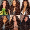 1WS #4 Loose Wave Bundles Hair Extensions 26 28 30