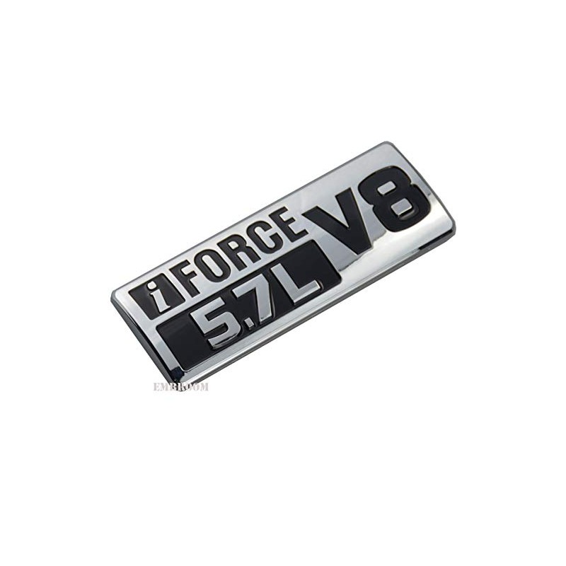 2pcs IFORCE 5.7L V8 Badge Side Emblem, 3D Door Badge