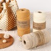 Likeecords 4 Skeins Braided Macrame Cotton Cord, 3mm x 100m,