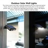 Solar Fence Lights 3 Lighting Modes Motion Sensor Security Lights