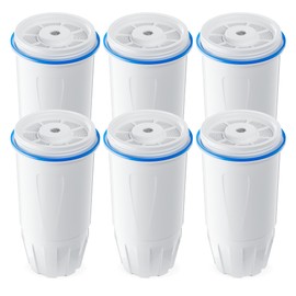 BOGDA 6 Pack Water Filter Replacement Zero, 5-Stage Compatible with Zero Pitcher and Dispenser, Fit for Zero Filter Water Replacement Filters and ZR-001 ZR-017 ZR-004