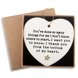 Friend Gifts Friendship Gifts for Women Ceramic Heart Keepsake Thank You Appreciation Gifts Farewell Gifts Going Away Gifts for Friends Long Distance