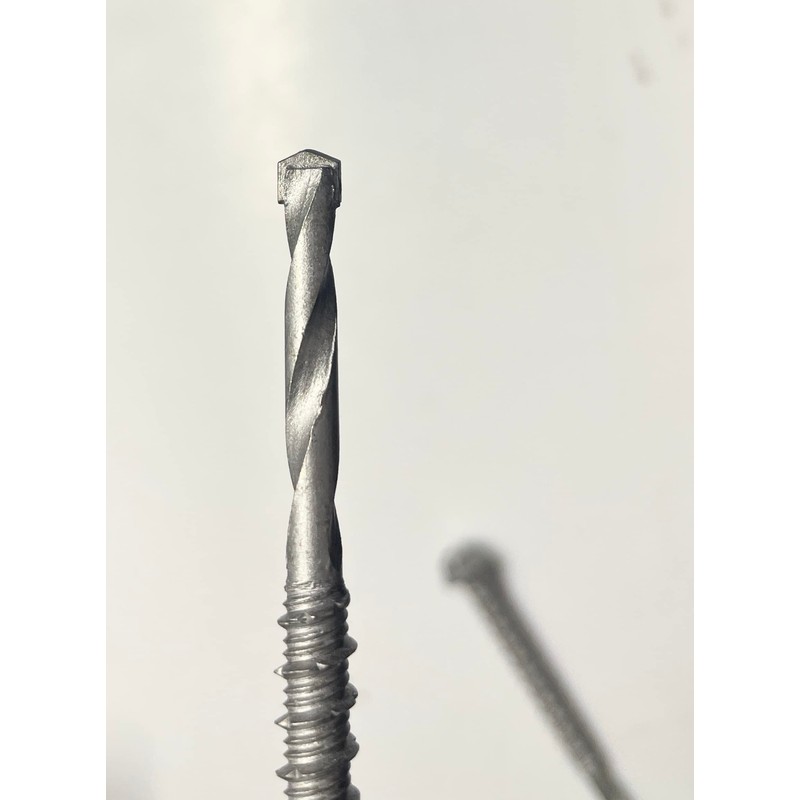 MasTek Self-Drilling Concrete Screws 1/4 x 3 Steel Tungsten Carbide