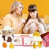 RoseFlower Crochet Kit for Beginners, Crochets Starter Kits with Step-by-Step
