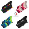 Footstar Children's Cotton Socks (10 Pairs) with Contrasting Heel and