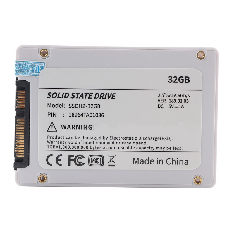 BU KING 2.5in Drive White High Speed Plastic Hard Disk