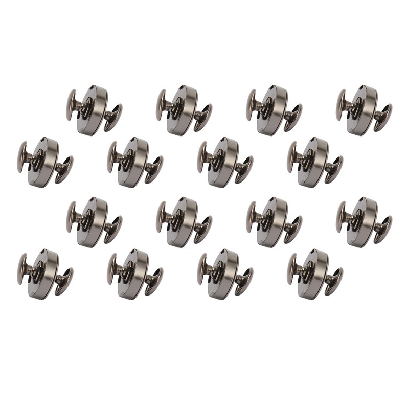 50 Sets Magnetic Button Clasp Snaps 18x5mm High Hardness Alloy