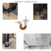 Stem Caster Wheels Heavy Duty Casters PVC M8-1.25x1″ (Stem Diameter