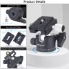 ARTCISE Low Profile Ball Head 36mm Tripod Head Professional All
