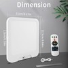 USB C Rechargeable Motion Sensor Ceiling Light 550LM with Remote,