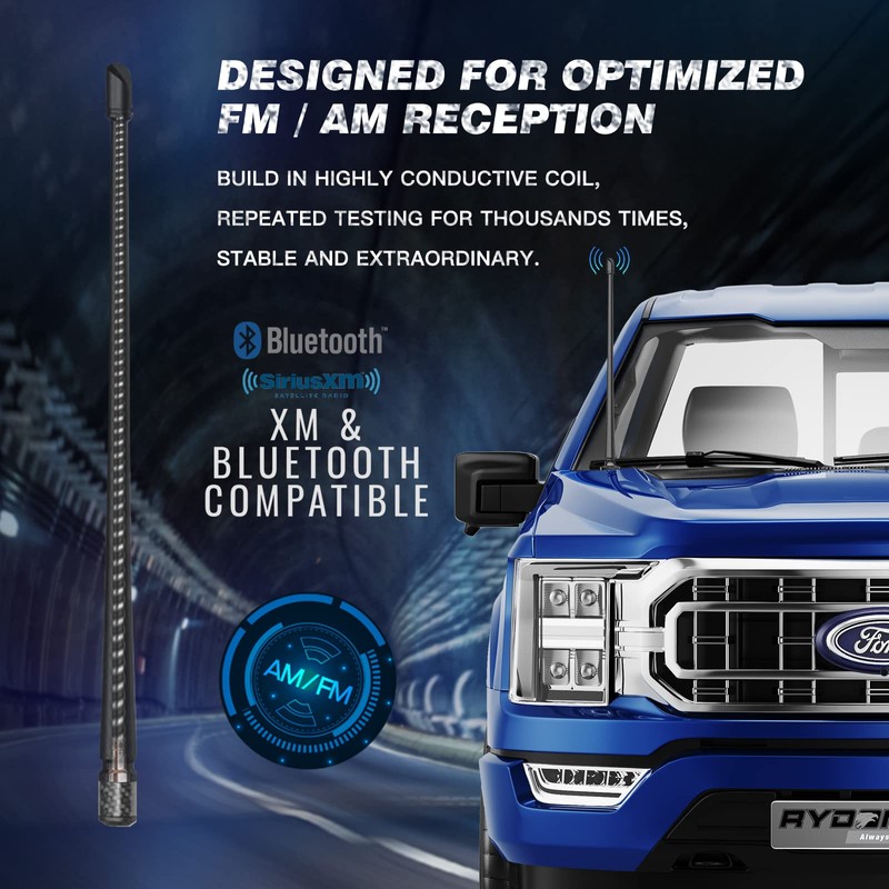 RYDONAIR Short Antenna Compatible with Ford F150 2009-2025 & Ford