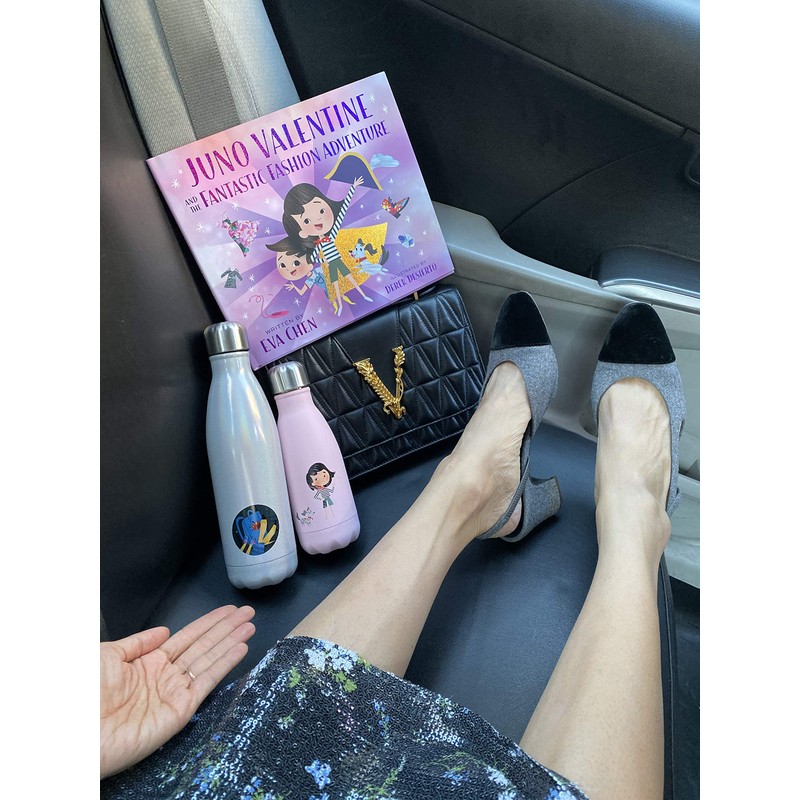 S'well Botella de agua de acero inoxidable, 17 onzas, Eva