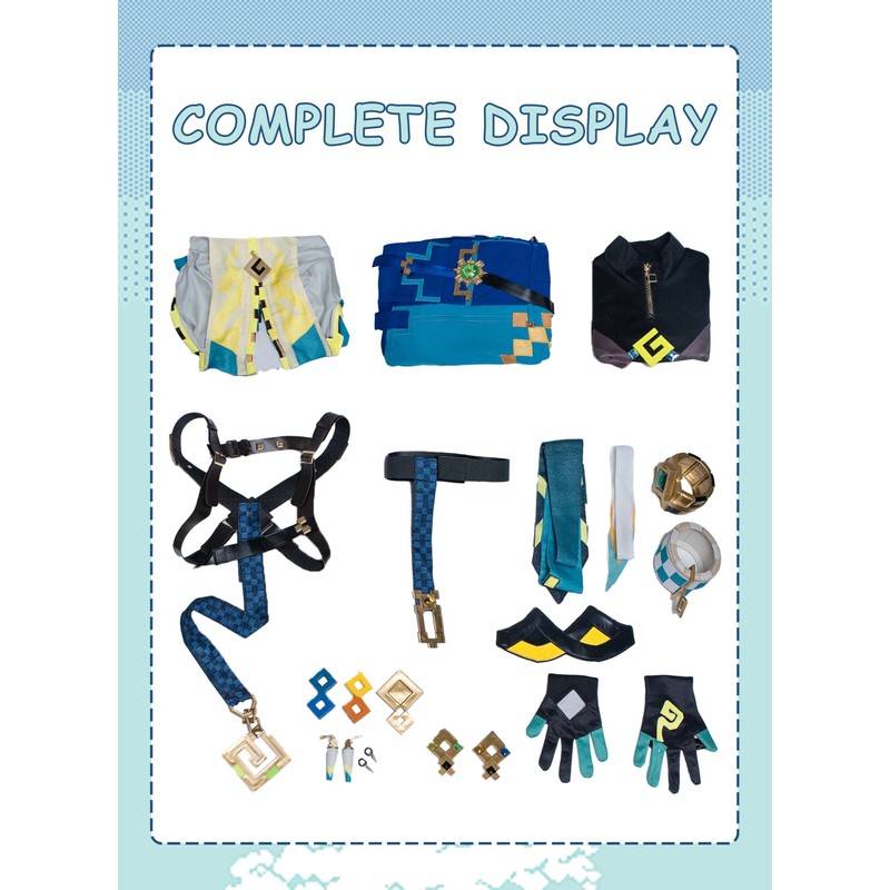 OSIAS Genshin Impact Kinich Cosplay Costume (L)