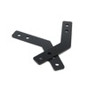 KUMGROT Black 135 Degree Flat Corner Brace Brackets Carbon Steel