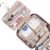 NISHEL Travel Toiletry Bag for Women - Portable Hanging Organizer