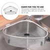 Kitchen Triangle Corner Sink Strainer, Stainless Steel Food Catcher Strainer