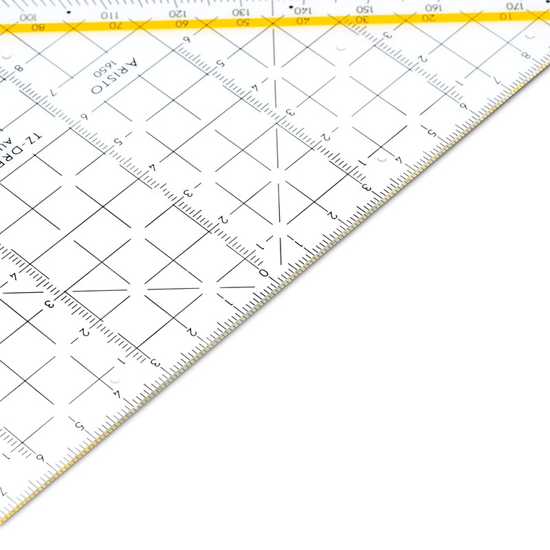 Aristo 1650/1"TZ-Dreieck" Set Square Plexiglass 225 mm Transparent