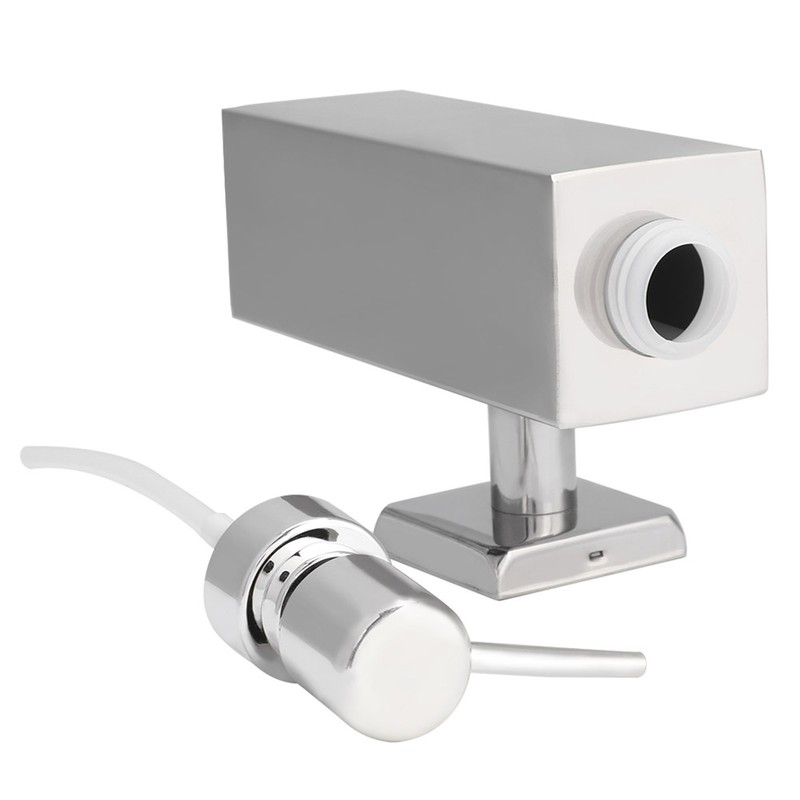 Wall Mounted Stainless Steel Square Manual Hand Liquid Soap Lotion