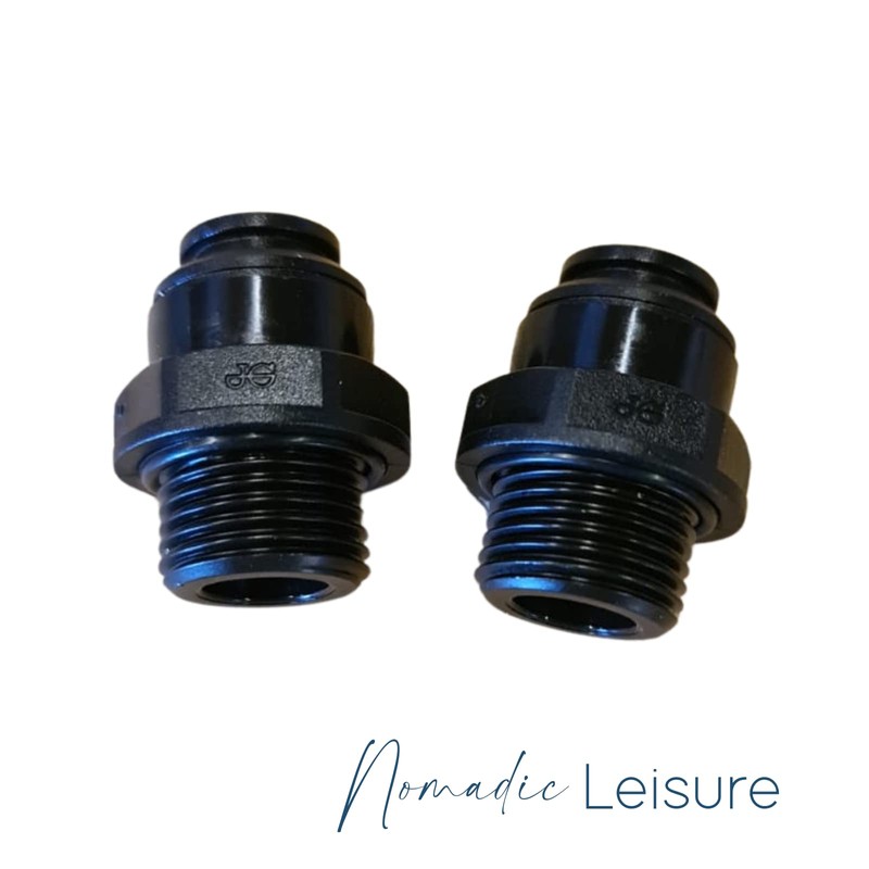 John Guest Male 1/2" BSP to 12mm Push Fit Water
