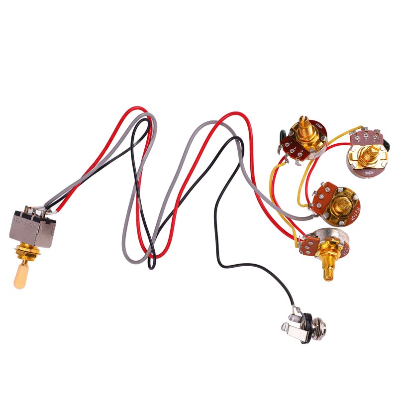 Guitar Potentiometer 18mm A500K B500K Volume Control Instrument Accessory for