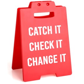 Motivational Mental Health Decor Gifts, Positive Little Reminders for Women, Inspirational Signs Encouragement Decor for Office Home, Three C's stand for Catch It Check It Change It Mindfulness Decor