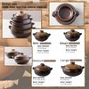 BALWOO Korean Pot [Buncheong] MUD GLAZE Earthenware Ttukbaegi, Natural Ceramic
