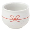 Koyo Pottery 23359 Guinomi Japanese Tableware, Round Knot Guinomi, White