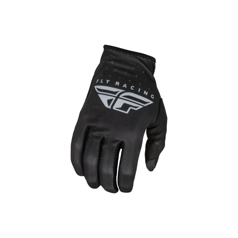Fly Racing 2023 Adult Lite Gloves (Black/Grey, XX-Large)