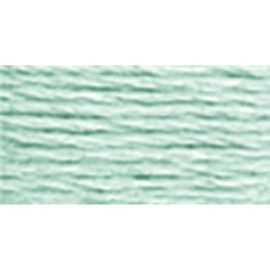DMC 117-504 Six Stranded Cotton Embroidery Floss, Light Blue Green, 8.7-Yard
