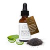 Peptide Serum with Hyaluronic Acid- Ultra Hydrating Collagen Complex with Plant-Based Extracts, Amino Acids & Botanical Oils - Natural Anti-Aging for Face for Smooth, Moisturized Skin