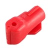 50pcs ZONADAH Peg Hook Locks Stop Lock Plastic Red Security