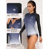 ATTRACO Womens Sun Protection Rash Vest UPF 50+ Zip Long