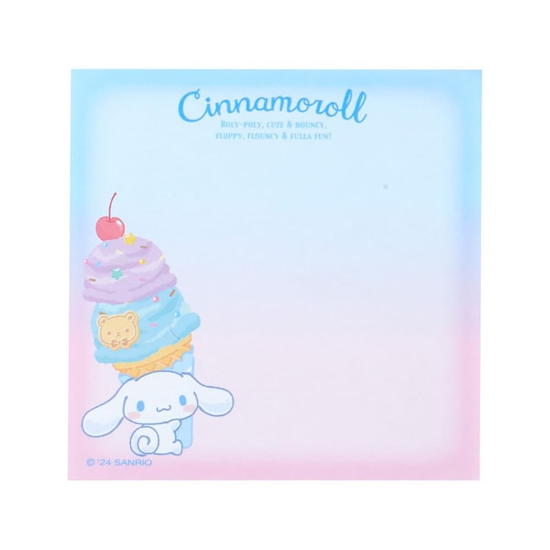 Sanrio 328057 Memo (Ice Party) Cinnamoroll