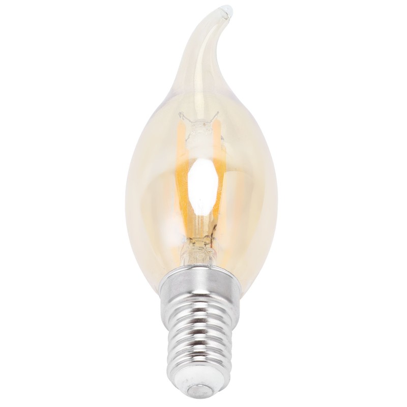 10PCS C35 LED Gold Filament Bulb 2700K 4W E14 Base