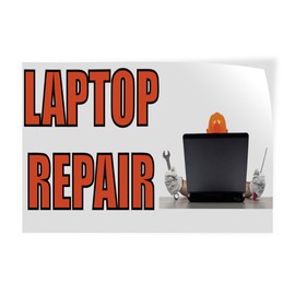 Decal Stickers Multiple Sizes Laptop Repair A Outdoor Advertising Printing Industrial Vinyl Safety Sign Label Business 20x14Inches