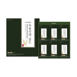 LG생활건강 녹용진액 골드 50ml x 24포 LG Household & Health Care Deer Antler Extract Gold 50ml x 24 Packs