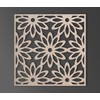Lattice Panel with a Pretty Pond Flower Design MDF Home