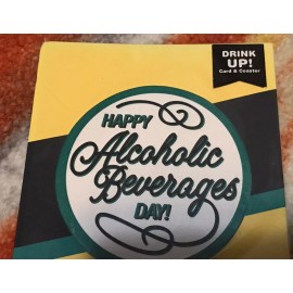 Just wink Happy st. Patrick’s Day Happy alcoholic beverage’s day With coaster Adult Humor