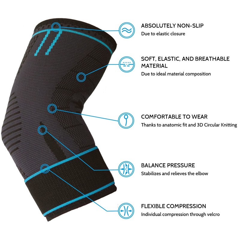 AGILE NOW® Advanced Elbow Support Stabilises & Protects Joints -
