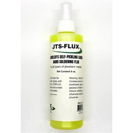 JTS-Flux Self Pickling Sprayer Flux for Jewelry Precious Metals Gold Silver and Hard Soldering 8oz USA