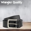 Wrangler Men's Pebble Leather Belt, 38mm Casual Casual Waist Belt