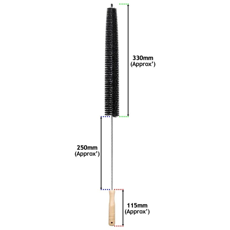 SPARES2GO Universal Tumble Dryer Lint Removal Kit Vacuum Hose Dusting