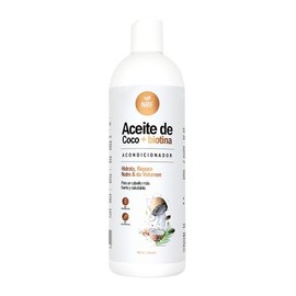 NBF Acondicionador Reparador y Revitalizante con Aceite de Coco y Biotina 410ml | Hidratante y Nutritivo | Libre de Parabenos y Colorantes | Ideal para Todo Tipo de Cabello | Suavidad y Brillo