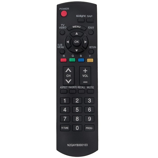 N2QAYB000103 Remote Control Replacement -New Remote Control for Panasonic PT-56LCX70