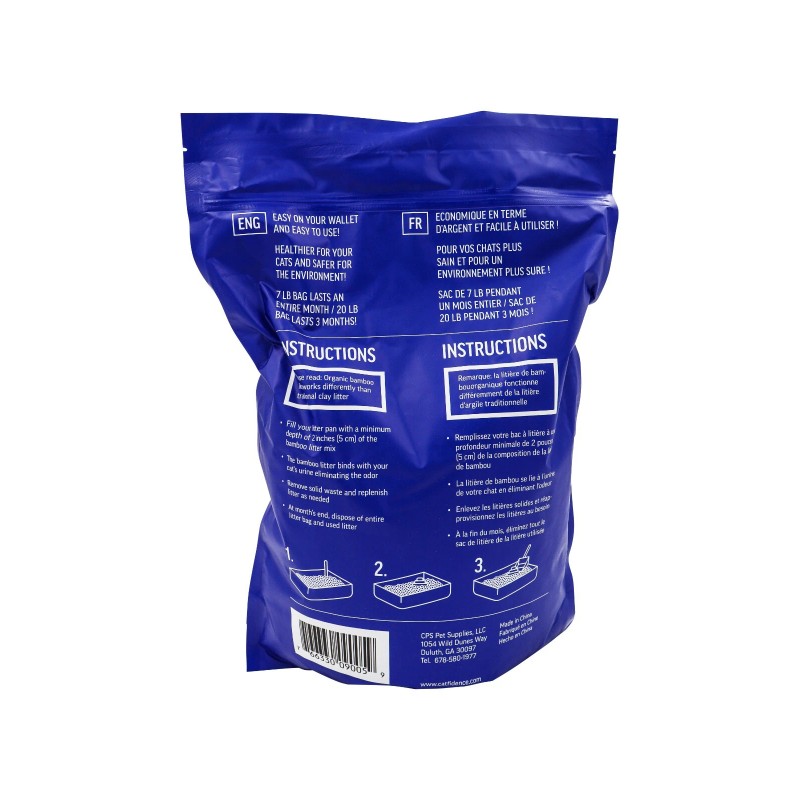 The Original Poop Bags Catfidence Cat Litter 7-lb Organic Bamboo